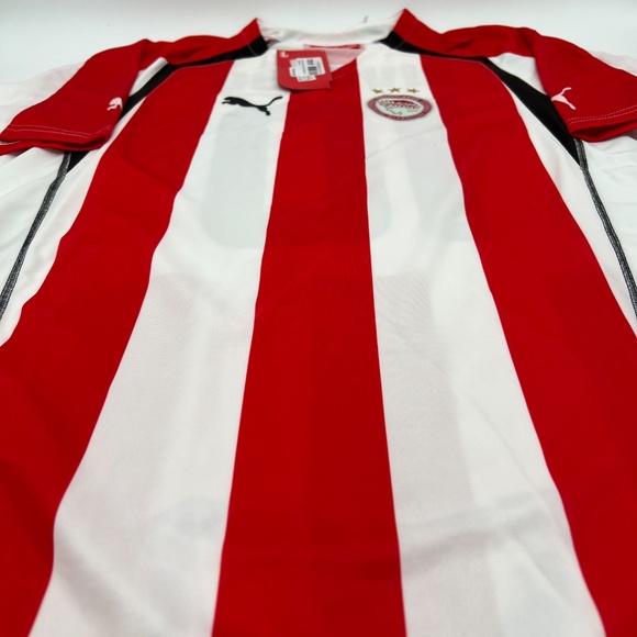 Rivaldo #10 Olympiacos 2005/2006 Home ORIGINAL Puma VTG Rare Soccer Jersey (XL) - Picture 6 of 9